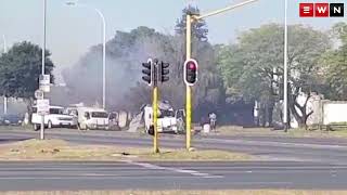 Cash in transit heist in Boksburg [upl. by Leticia]