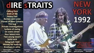 Dire Straits  1992  LIVE in New York 60 fps [upl. by Gnot]