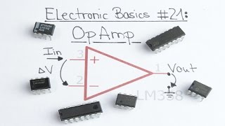 Electronic Basics 21 OpAmp Operational Amplifier [upl. by Abeh]