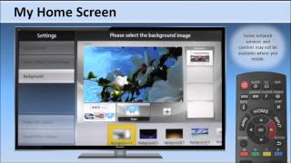 Panasonic  Television  Function  Customizing the Home Screen [upl. by Monahan]