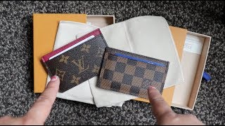 Louis Vuitton Card Holder Collection  ItsKaysWorld [upl. by Anaeerb]