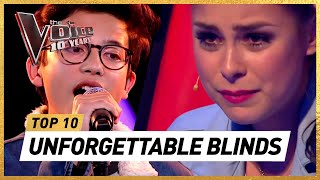 Do YOU remember these ICONIC BLIND AUDITIONS of 10 Years The Voice Kids [upl. by Alleyne950]