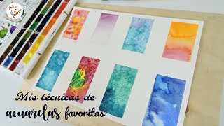 TÉCNICAS INCREÍBLES PARA PINTAR CON ACUARELAS  YOUR CREATIVE CHANNEL [upl. by Giamo]