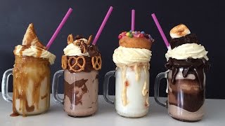 EXTREME MILKSHAKE RECIPES How To Cook That Ann Reardon FREAKSHAKES [upl. by Niamreg790]