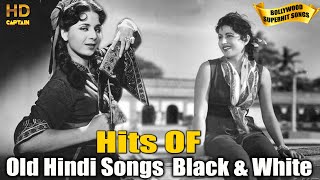 Old Hindi Songs Black amp White  Ultimate Bollywood Hit Songs Jukebox [upl. by Keegan]