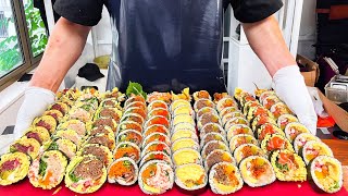 😋김밥 종류만 33가지 대한민국 1 김밥집에서 김밥을 만드는 과정 서울 3대 김밥맛집  How to make gimbap  Korean street food [upl. by Parcel]