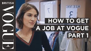 How to get into Fashion Journalism with Alexa Chung  Future of Fashion  British Vogue [upl. by Atiuqram]