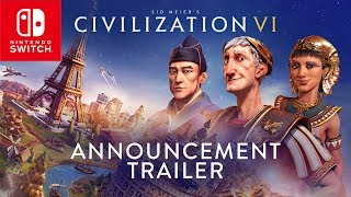 Civilization VI  Nintendo Switch Announcement Trailer [upl. by Nevs]