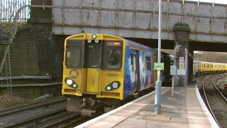 Half an Hour at 216  Birkenhead North Station 1022017  Class 507 508 terminus [upl. by Nyrrek]