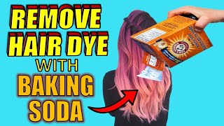 4 Easy Ways to REMOVE HAIR DYE With BAKING SODA [upl. by Ohce]