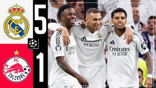 HIGHLIGHTS  Real Madrid 51 Salzburg  Champions League [upl. by Yeo]