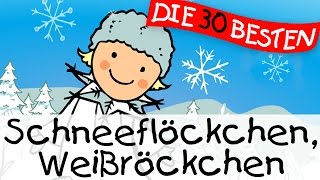 Schneeflöckchen Weißröckchen  Weihnachtslieder zum Mitsingen  Kinderlieder [upl. by Leahcir]