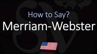 How to Pronounce Merriam Webster CORRECTLY [upl. by Enifesoj]