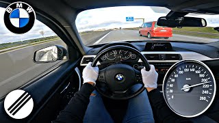 BMW F31 318d TOP SPEED DRIVE ON GERMAN AUTOBAHN🏎 [upl. by Laddie]