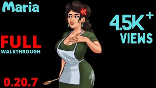 Summertime Saga Maria complete quest 0207  Full walkthrough  Gamerloop [upl. by Annay]