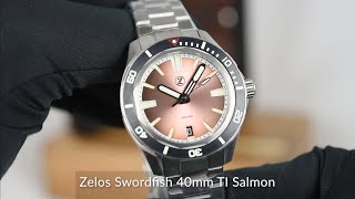 Zelos Swordfish 40mm TI Salmon [upl. by Htiffirg140]