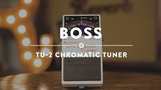 Boss TU2 Chromatic Tuner  Reverb Demo Video [upl. by Icul]