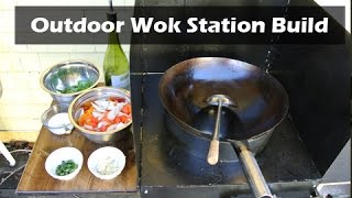 Building an Outdoor Wok Station  High Power Burner [upl. by Thaine543]