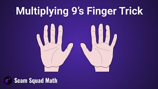 Multiplying 9s Finger Trick [upl. by Claudette]