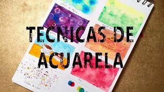 Aprende básicos de acuarela para principiantes [upl. by Annaul]