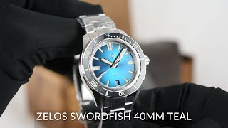 Zelos Swordfish 40mm Teal [upl. by Cissie]