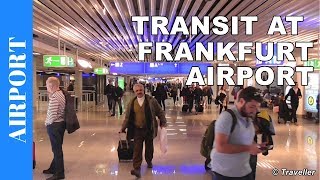 TRANSIT WALK AT FRANKFURT Airport FRA Terminal 1  Connection Flight Transfer Arriving amp Departing [upl. by Atinaj127]