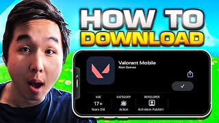 HOW TO DOWNLOAD VALORANT MOBILE IN 3 STEPS IOSANDROID [upl. by Ahto]