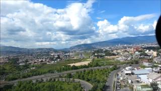 Landing Toncontin Airport  Cockpit view 1080p [upl. by Rives]