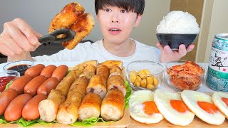 ASMR ホルモンテチャン Crunchy Daechang EATING SOUNDS  咀嚼音  MUKBANG  먹방 [upl. by Otte]