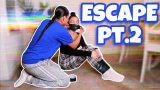 MAGICIAN DUCT TAPE ESCAPE CHALLENGE PART 2 THE CASTROS [upl. by Rezeile767]