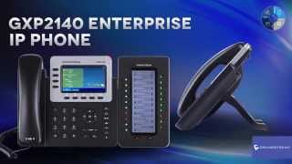 Grandstream GXP2140 Enterprise IP Phon [upl. by Anaeda]