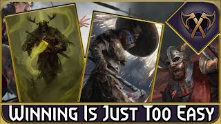 Raid Warriors Just Work Gwent Skellige Patricidal Fury Deck [upl. by Breen]