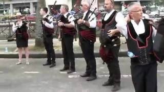 Breton Pipers in Quimper [upl. by Elder308]