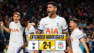 TOTTENHAM HOTSPUR 21 LIVERPOOL  PREMIER LEAGUE EXTENDED HIGHLIGHTS [upl. by Artenra]