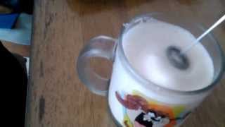 Aerolatte Review Frothing Cold Milk In Under 1 Minute [upl. by Roeser369]