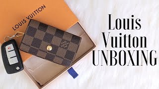 LOUIS VUITTON UNBOXING  First Impressions 6 Key Holder [upl. by Hazard]