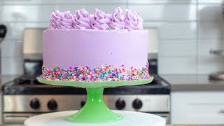 Cake Decorating for Beginners  How to Frost a Cake [upl. by Ahsineg]