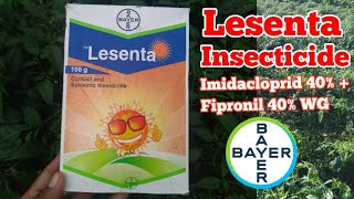 Imidacloprid 40  Fipronil 40 WG  Lesenta Insecticide  Bayer Crop Science contact amp systemic [upl. by Waite]